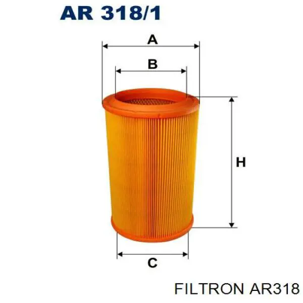 AR318 Filtron filtro de aire