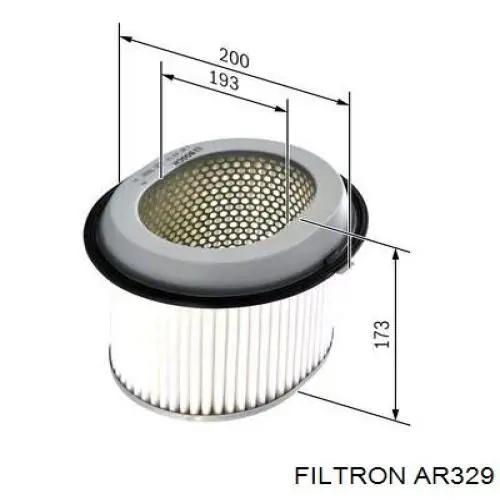 AR329 Filtron filtro de aire