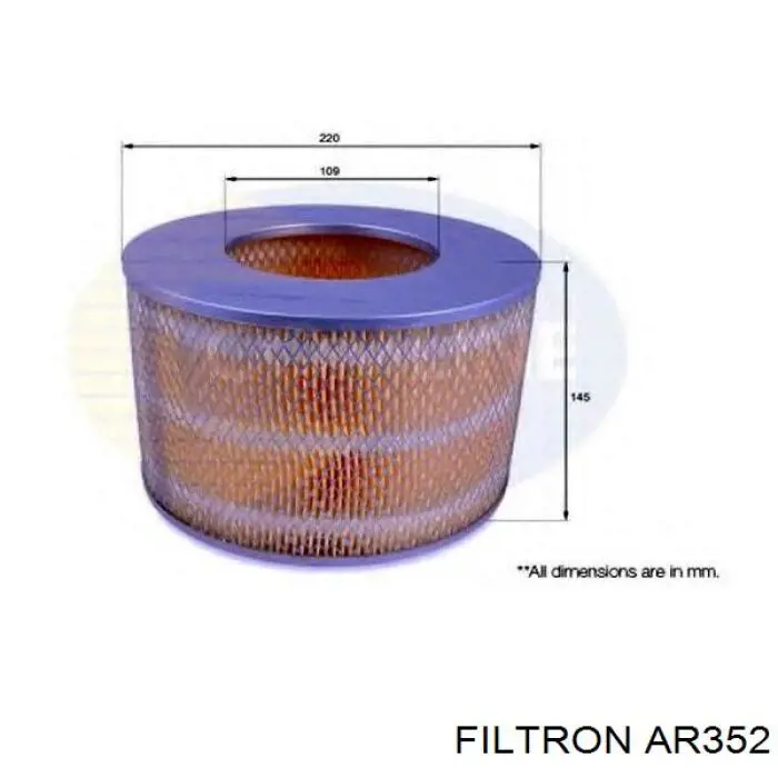 Comprar AR352 Filtron Filtro de aire