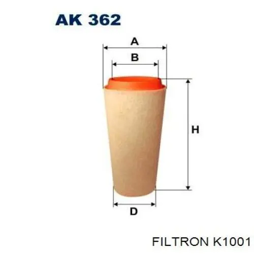 Filtro de cabina Filtron K1001 precio, desde 6,96 EUR