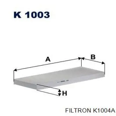 Comprar K1004A Filtron Filtro de aire del habitáculo
