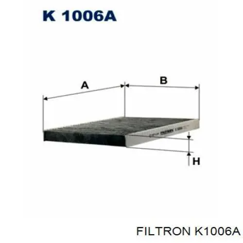 K1006A Filtron filtro habitáculo