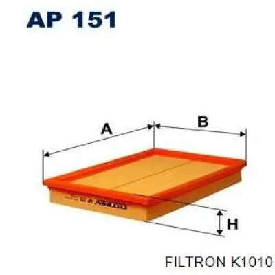 K1010 Filtron Filtro antipolen