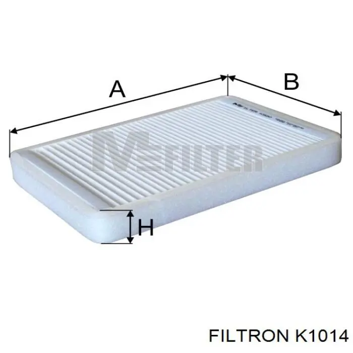 Filtro de cabina Filtron K1014 precio, desde 11,84 EUR