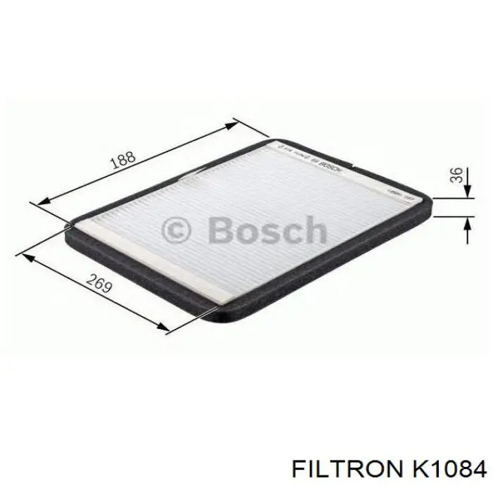 Filtro de cabina Filtron K1084 precio, desde 9,51 EUR