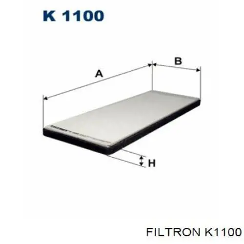 Comprar K1100 Filtron Filtro de aire del habitáculo