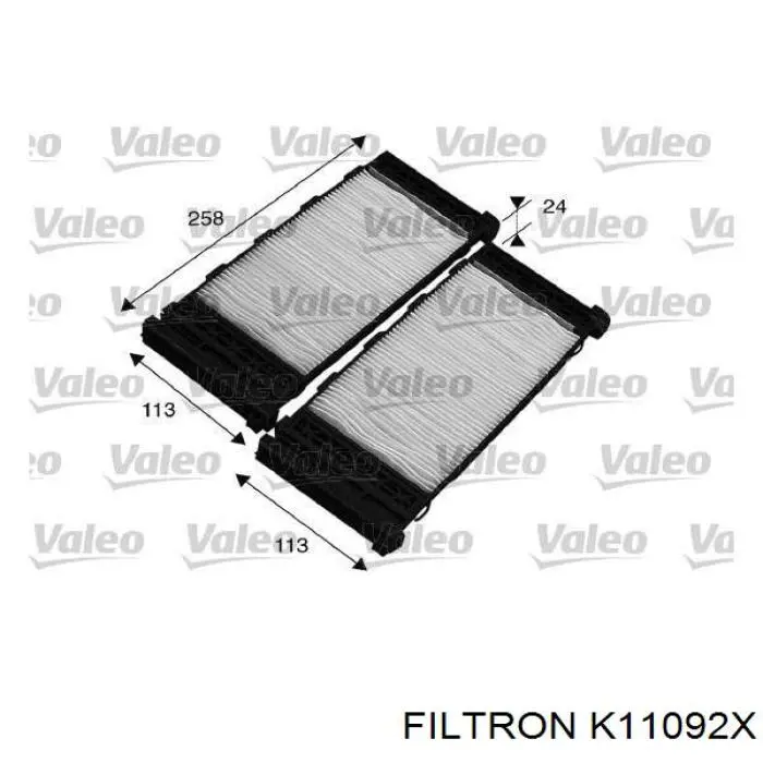 K11092X Filtron filtro habitáculo