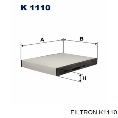 K1110 Filtron filtro habitáculo