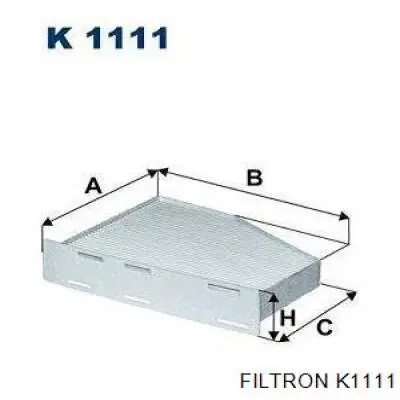K1111 Filtron filtro habitáculo