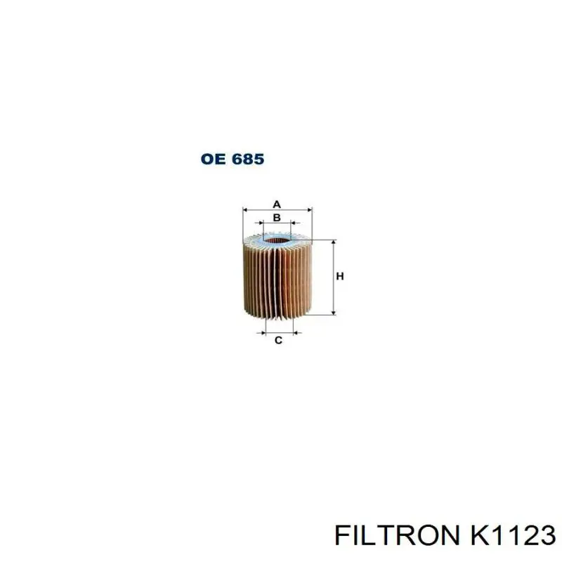Filtro de habitáculo K1123 Filtron