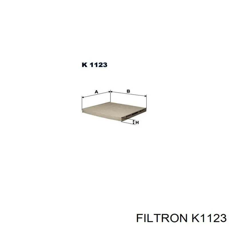 Filtro de cabina Filtron K1123 precio, desde 6,51 EUR