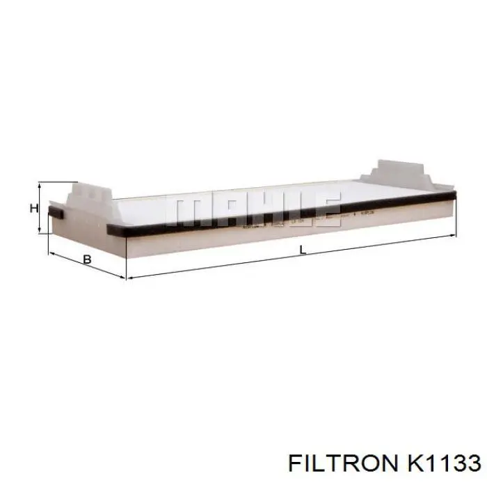 Filtro de habitáculo K1133 Filtron