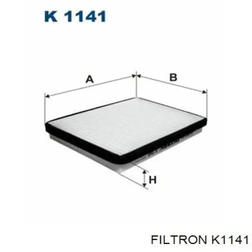 Filtro de cabina Filtron K1141 precio, desde 6,17 EUR