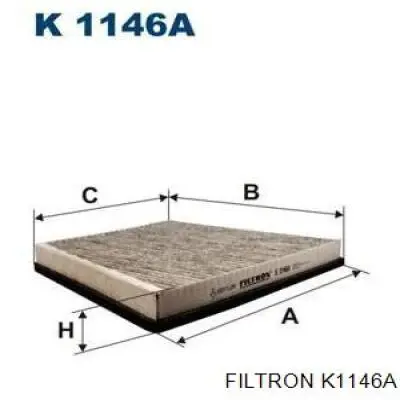 K1146A Filtron filtro habitáculo