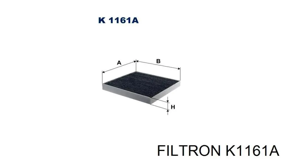 Filtro de cabina Filtron K1161A precio, desde 12,40 EUR