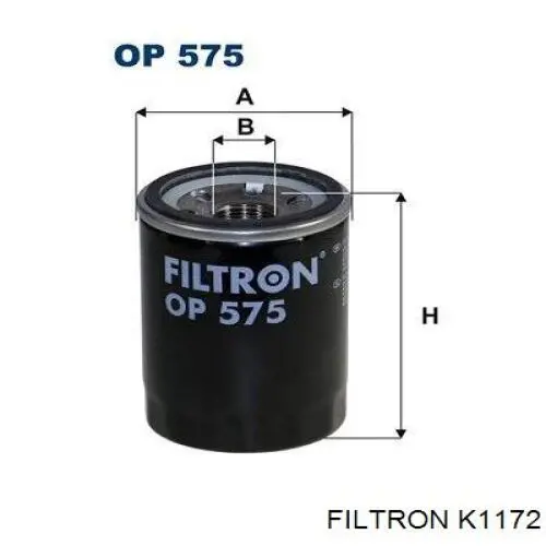 K1172 Filtron filtro habitáculo