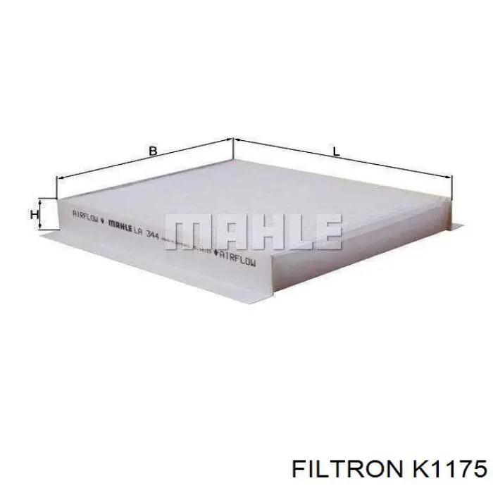 Filtro de habitáculo K1175 Filtron