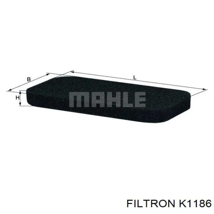 K1186 Filtron filtro habitáculo