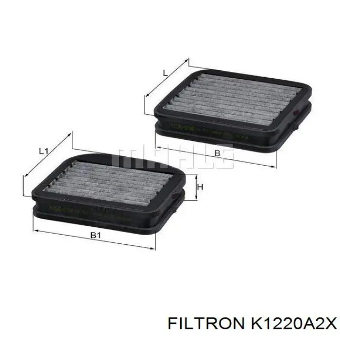 K1220A2X Filtron filtro habitáculo