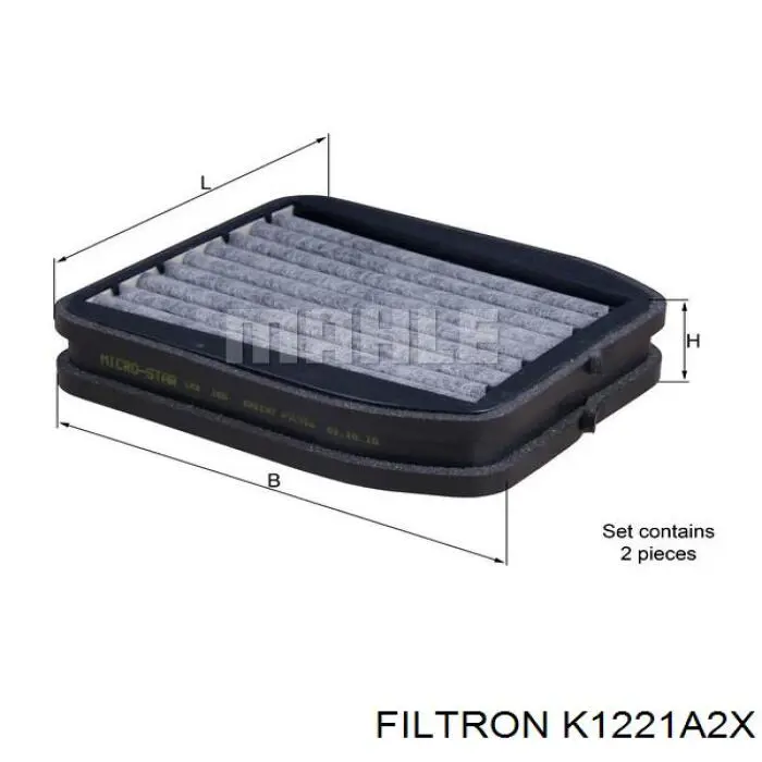 K1221A2X Filtron filtro habitáculo