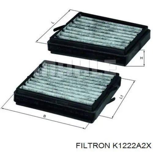 K1222A2X Filtron filtro de habitáculo