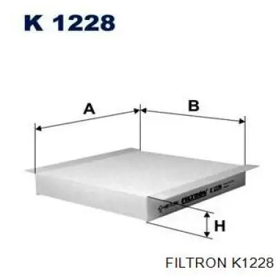 K1228 Filtron filtro habitáculo