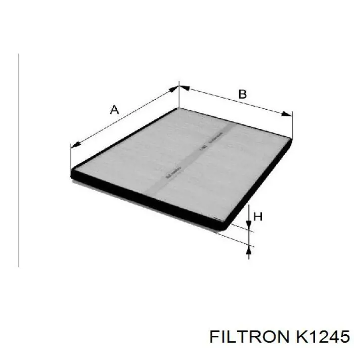 Filtro de habitáculo K1245 Filtron