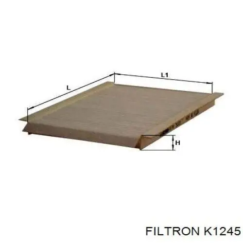 Filtro de cabina Filtron K1245 precio, desde 7,97 EUR