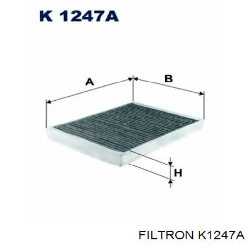 Comprar K1247A Filtron Filtro de aire del habitáculo