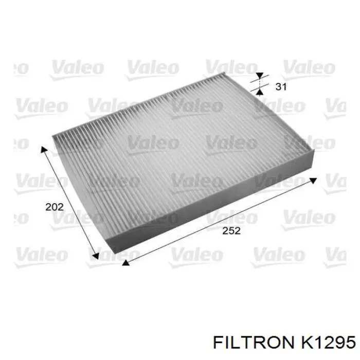 K1295 Filtron filtro de habitáculo