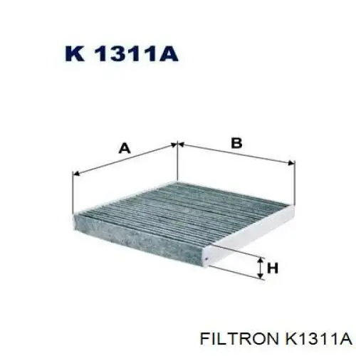K1311A Filtron filtro habitáculo