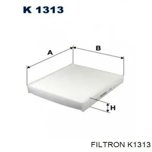 K1313 Filtron filtro habitáculo