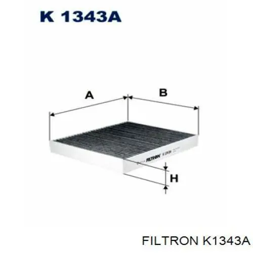 Filtro de cabina Filtron K1343A precio, desde 17,23 EUR