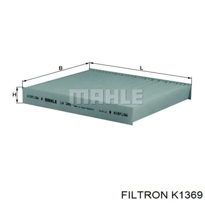 Filtro de cabina Filtron K1369 precio, desde 7,20 EUR