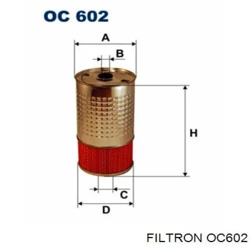 Filtro de aceite Filtron OC602 precio, desde 7,00 EUR