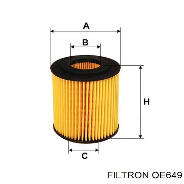 OE649 Filtron filtro de aceite