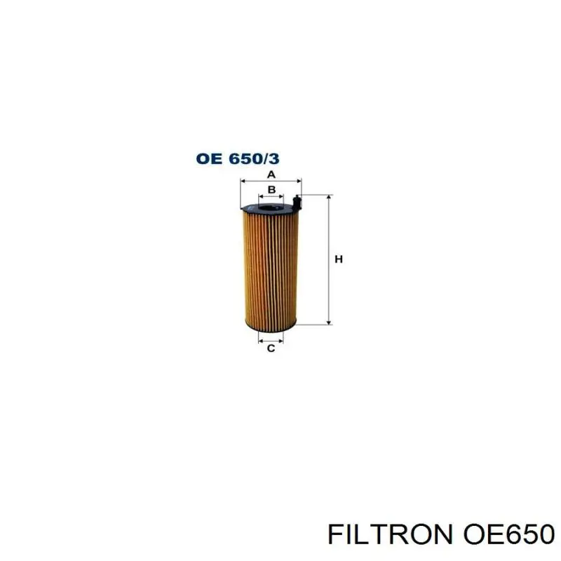 OE650 Filtron Filtro aceite
