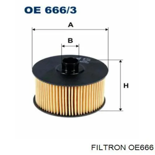 Filtro de aceite Filtron OE666 precio, desde 4,88 EUR