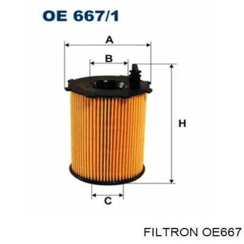 Comprar OE667 Filtron Filtros de aceite