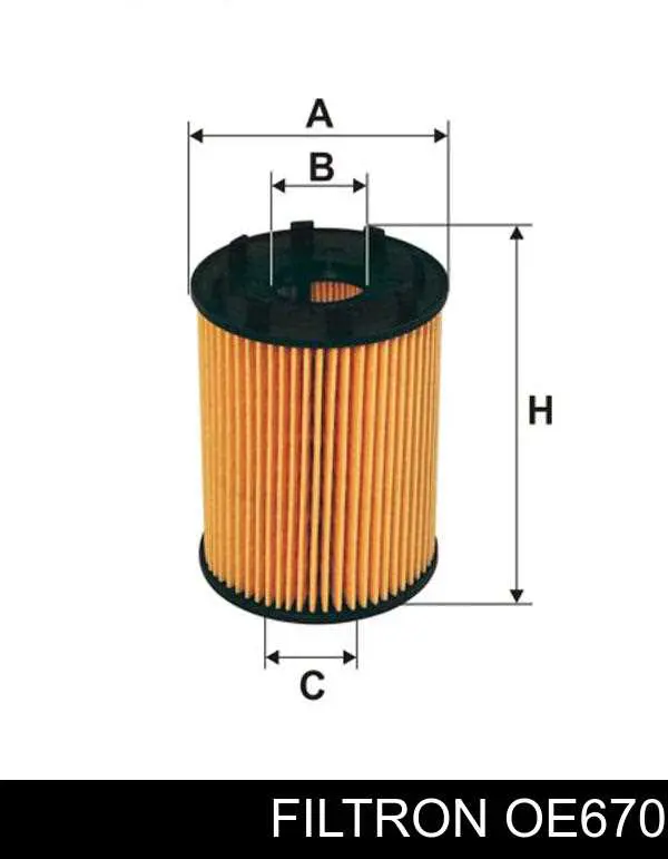 Comprar OE670 Filtron Filtros de aceite