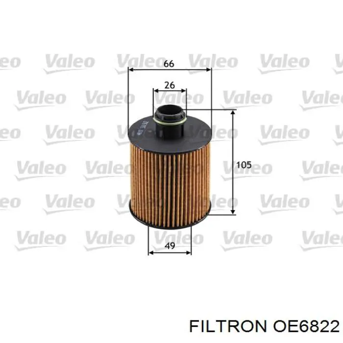 OE6822 Filtron filtro de aceite