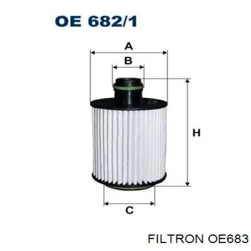 OE683 Filtron filtro de aceite