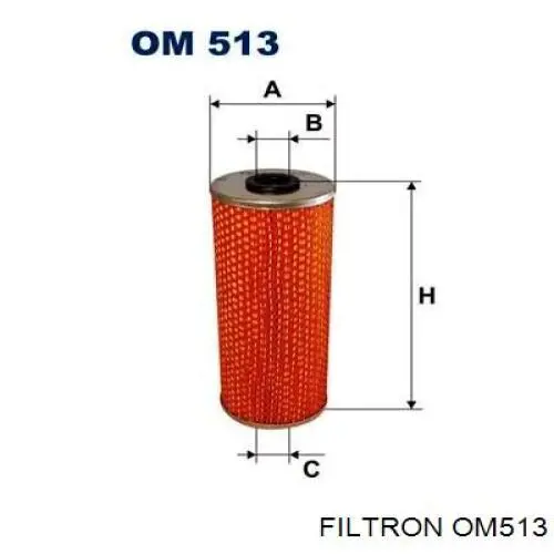 OM513 Filtron filtro de aceite