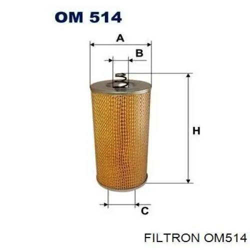 OM514 Filtron filtro de aceite