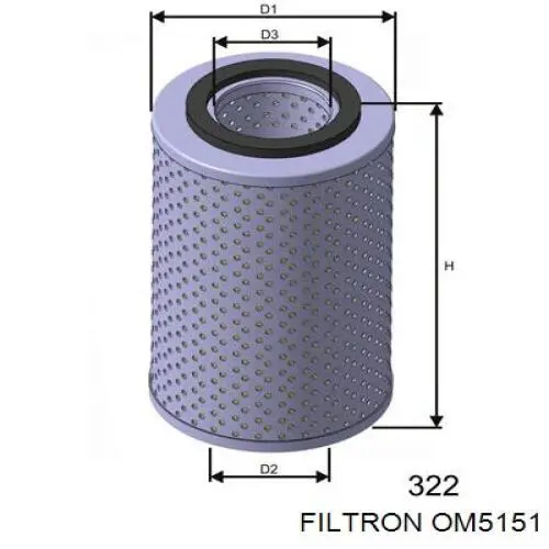 OM5151 Filtron filtro de aceite