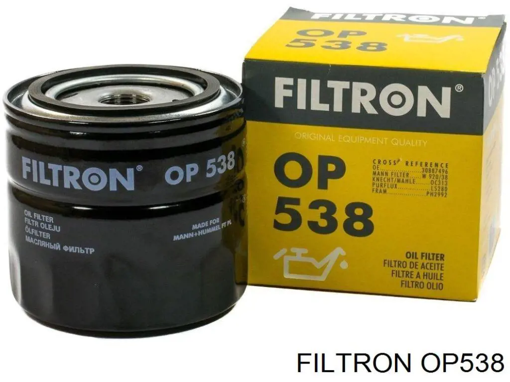 OP538 Filtron filtro de aceite