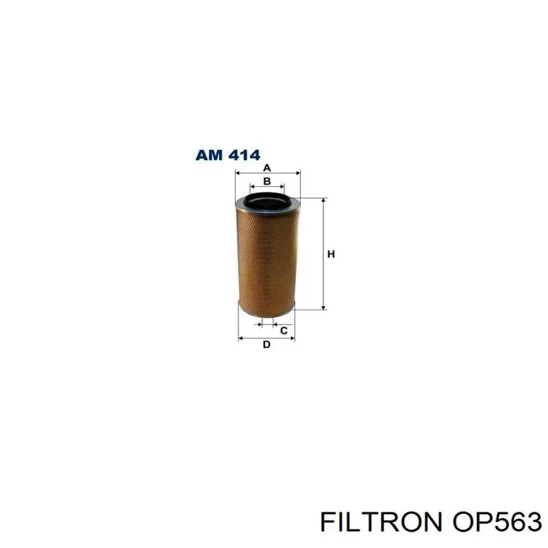 Filtro de aceite Filtron OP563 precio, desde 7,86 EUR