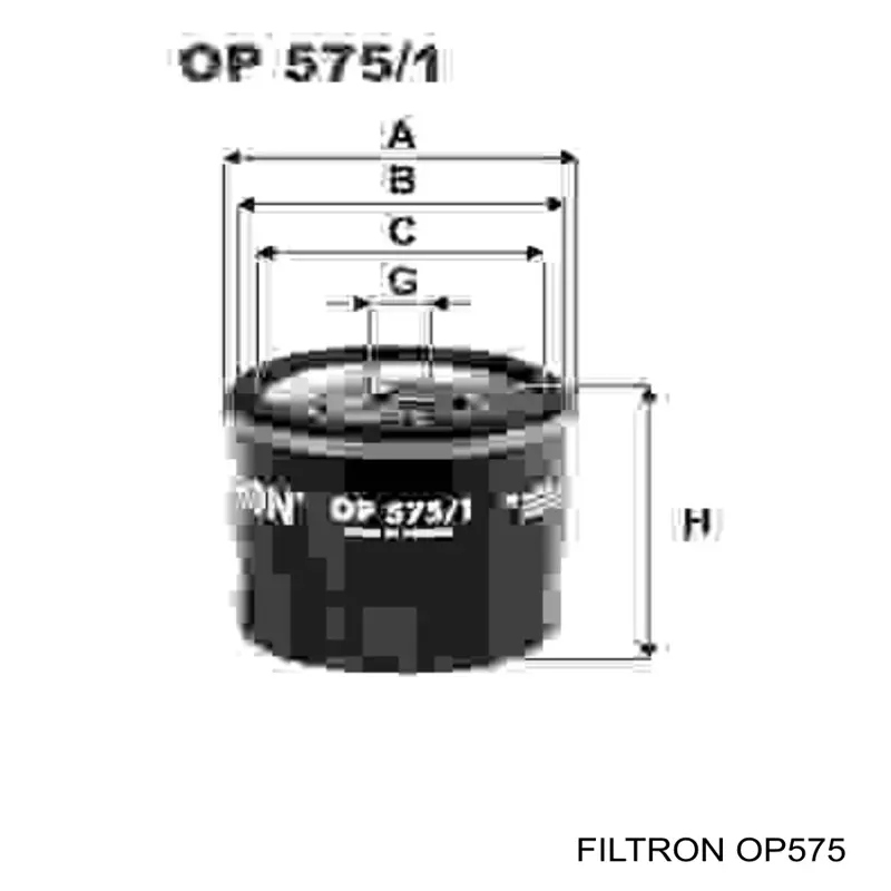 Comprar OP575 Filtron Filtros de aceite