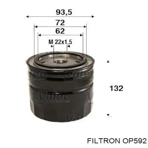 Comprar OP592 Filtron Filtro del sistema hidráulico