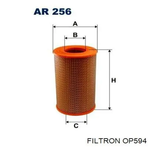 Filtro de aceite Filtron OP594 precio, desde 11,77 EUR